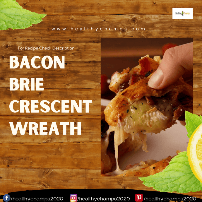 Daily Vegan Recipe - Bacon Brie Crescent Wreath
